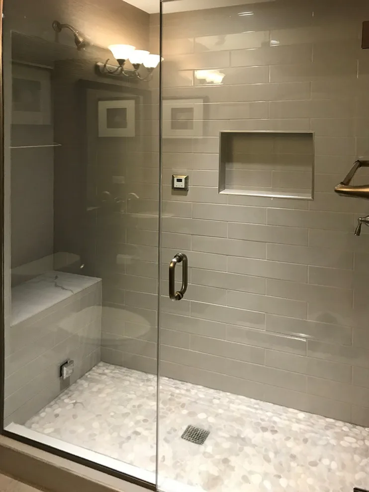 Bathroom Pebble Tile Photo Gallery by Pebble Tile Shop - Photo 90
