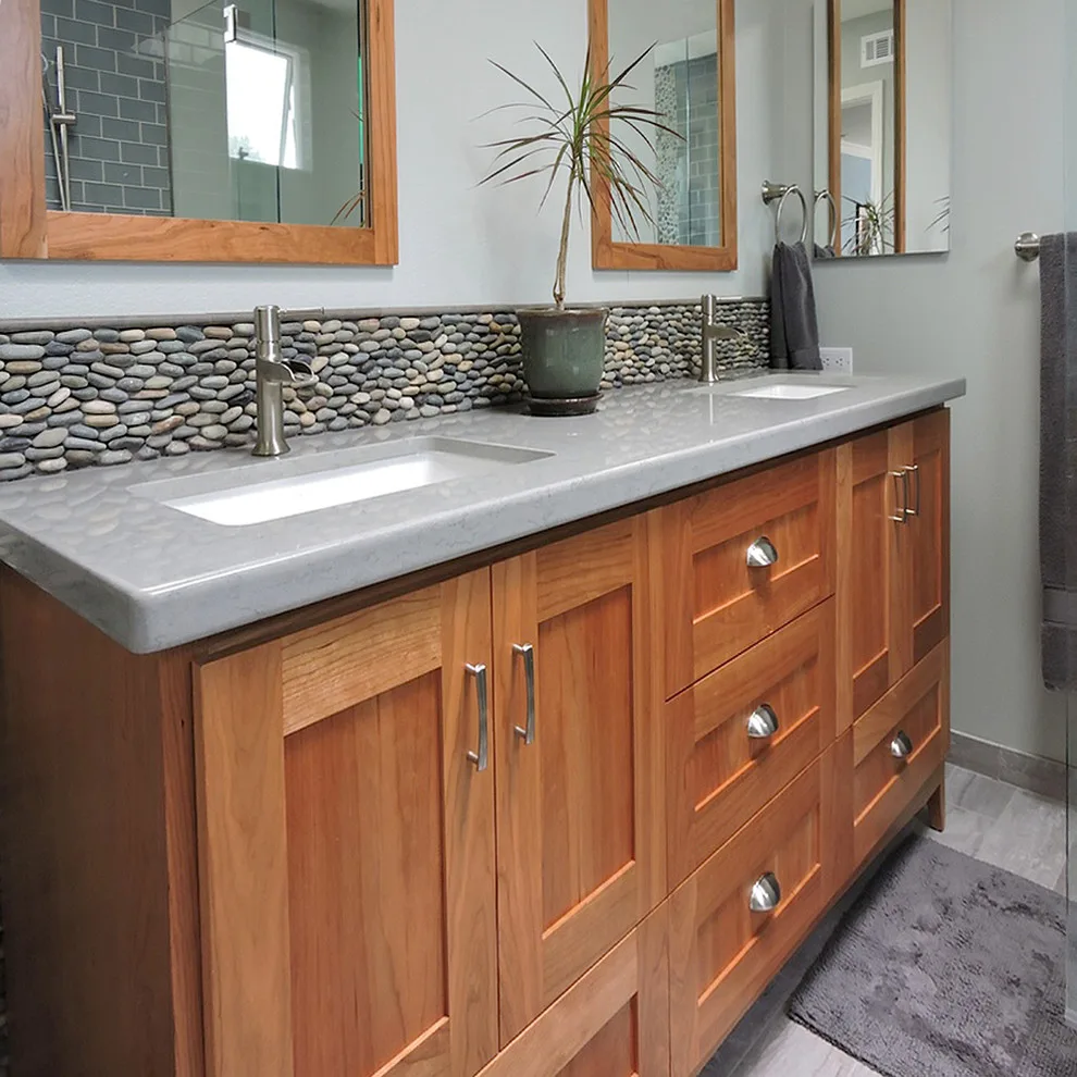 Bathroom Pebble Tile Photo Gallery by Pebble Tile Shop - Photo 2