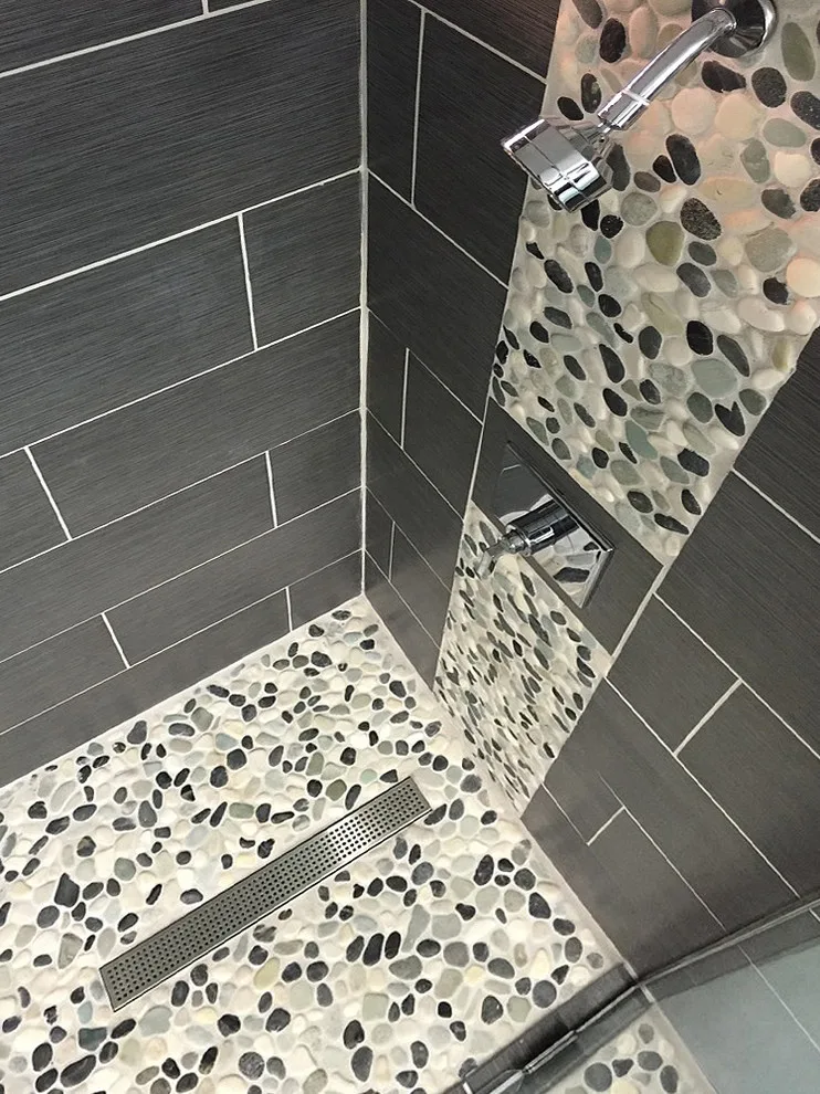 Bathroom Pebble Tile Photo Gallery by Pebble Tile Shop - Photo 25