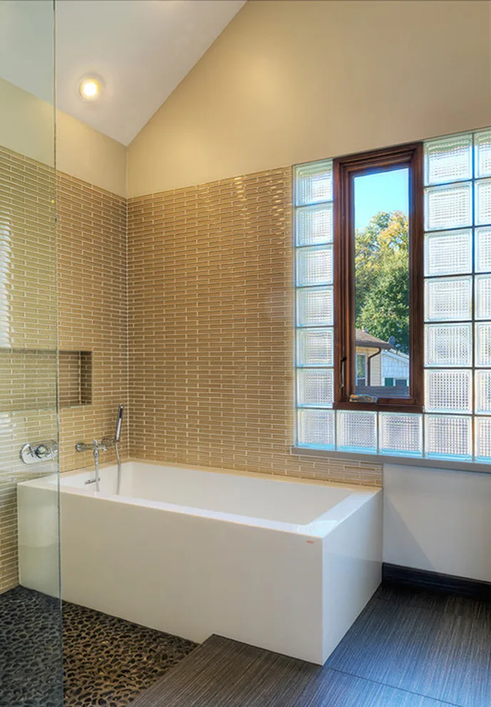 Bathroom Pebble Tile Photo Gallery by Pebble Tile Shop - Photo 91