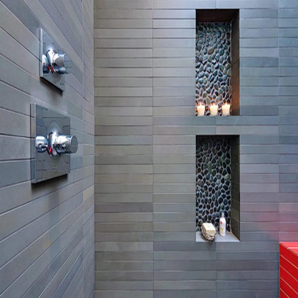 Bathroom Pebble Tile Photo Gallery by Pebble Tile Shop - Photo 86