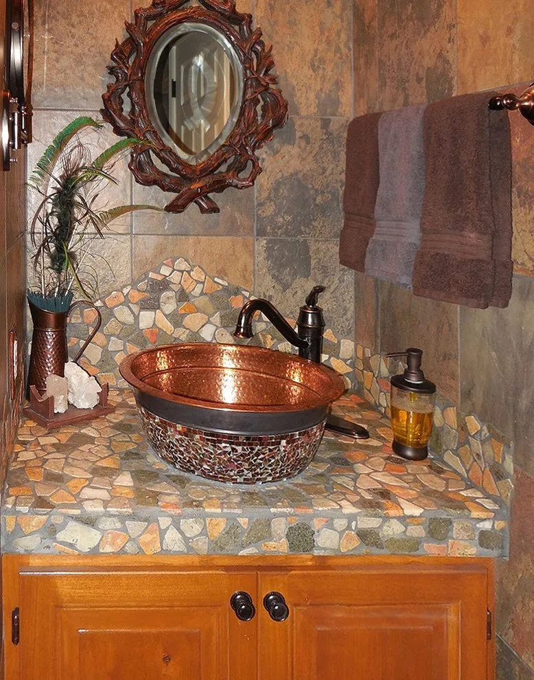 Bathroom Pebble Tile Photo Gallery by Pebble Tile Shop - Photo 60