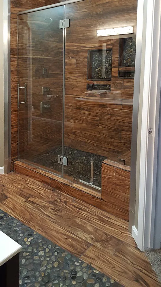 Bathroom Pebble Tile Photo Gallery by Pebble Tile Shop - Photo 72