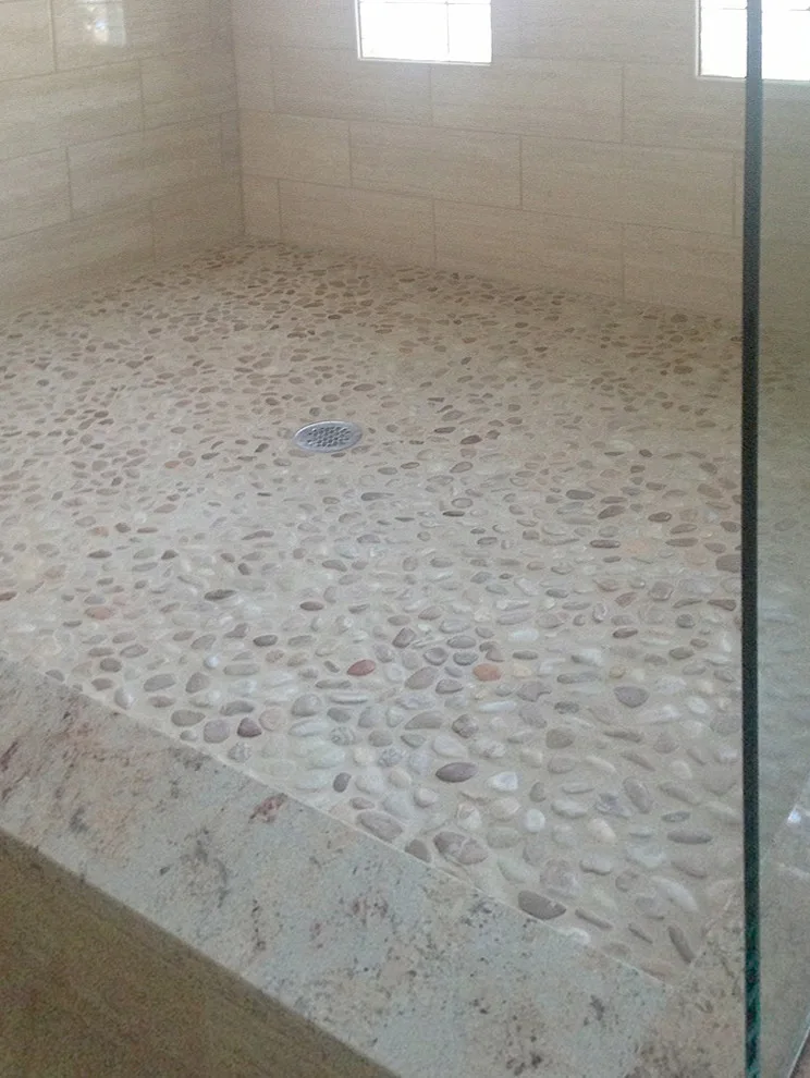 Bathroom Pebble Tile Photo Gallery by Pebble Tile Shop - Photo 32