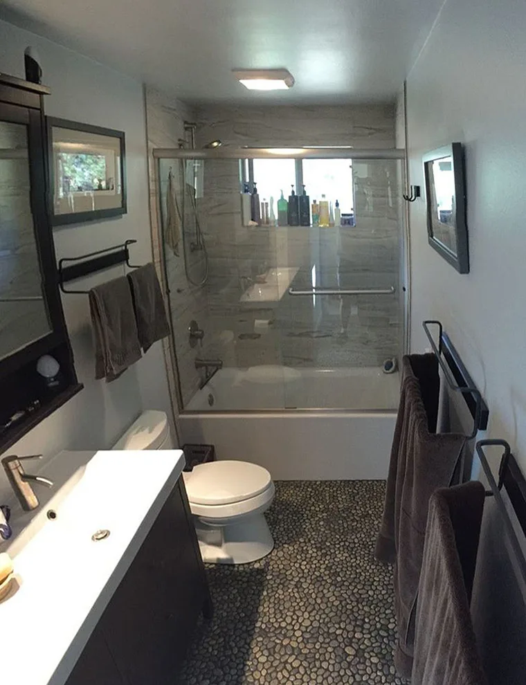 Bathroom Pebble Tile Photo Gallery by Pebble Tile Shop - Photo 87