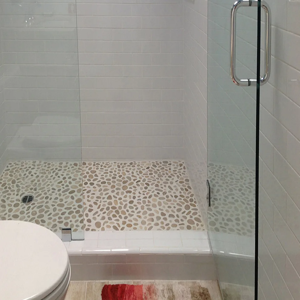 Bathroom Pebble Tile Photo Gallery by Pebble Tile Shop - Photo 76