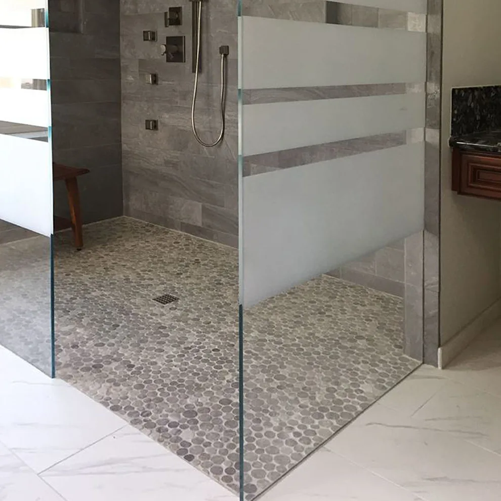 Bathroom Pebble Tile Photo Gallery by Pebble Tile Shop - Photo 59