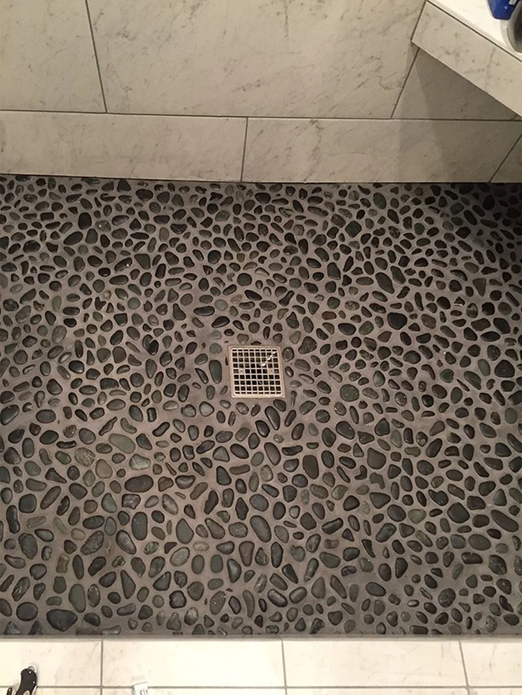 Bathroom Pebble Tile Photo Gallery by Pebble Tile Shop - Photo 34