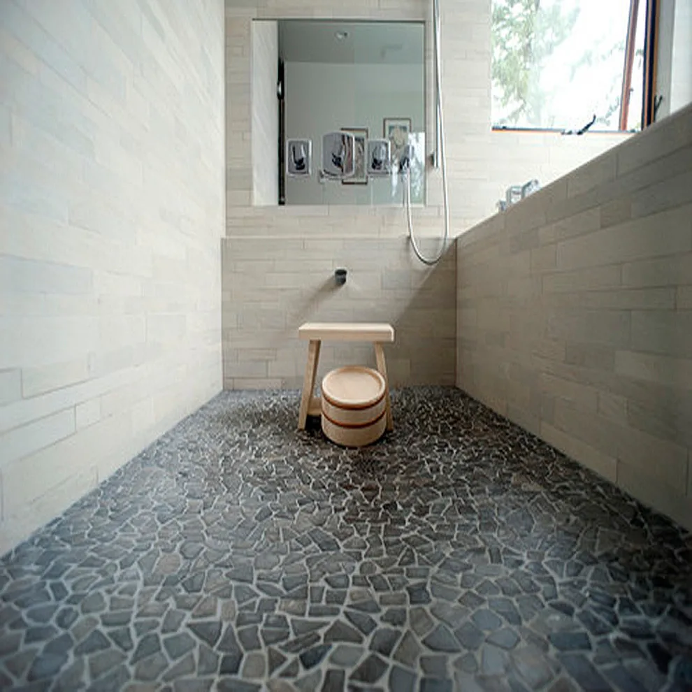 Bathroom Pebble Tile Photo Gallery by Pebble Tile Shop - Photo 84
