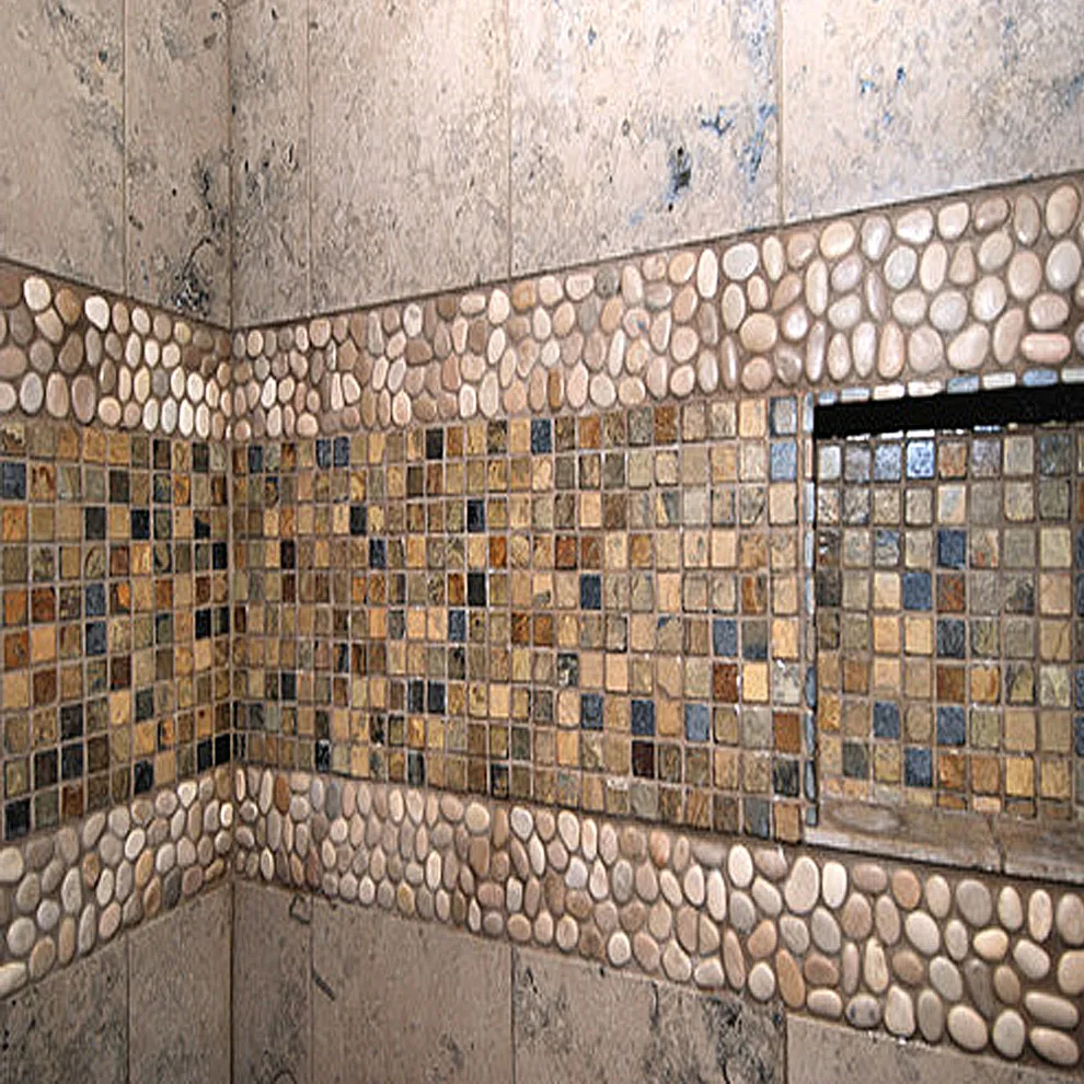Bathroom Pebble Tile Photo Gallery by Pebble Tile Shop - Photo 29