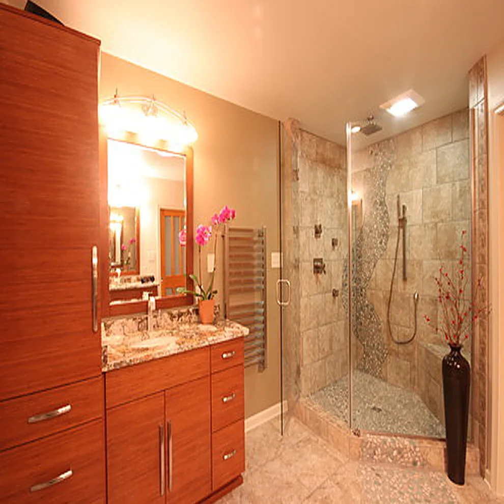 Bathroom Pebble Tile Photo Gallery by Pebble Tile Shop - Photo 13