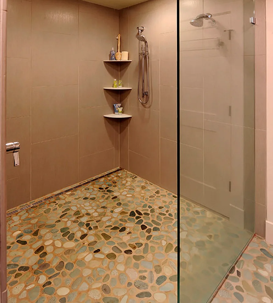 Bathroom Pebble Tile Photo Gallery by Pebble Tile Shop - Photo 74