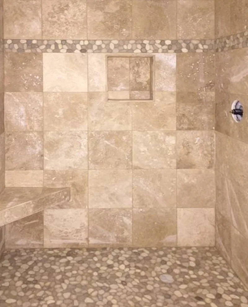Bathroom Pebble Tile Photo Gallery by Pebble Tile Shop - Photo 46