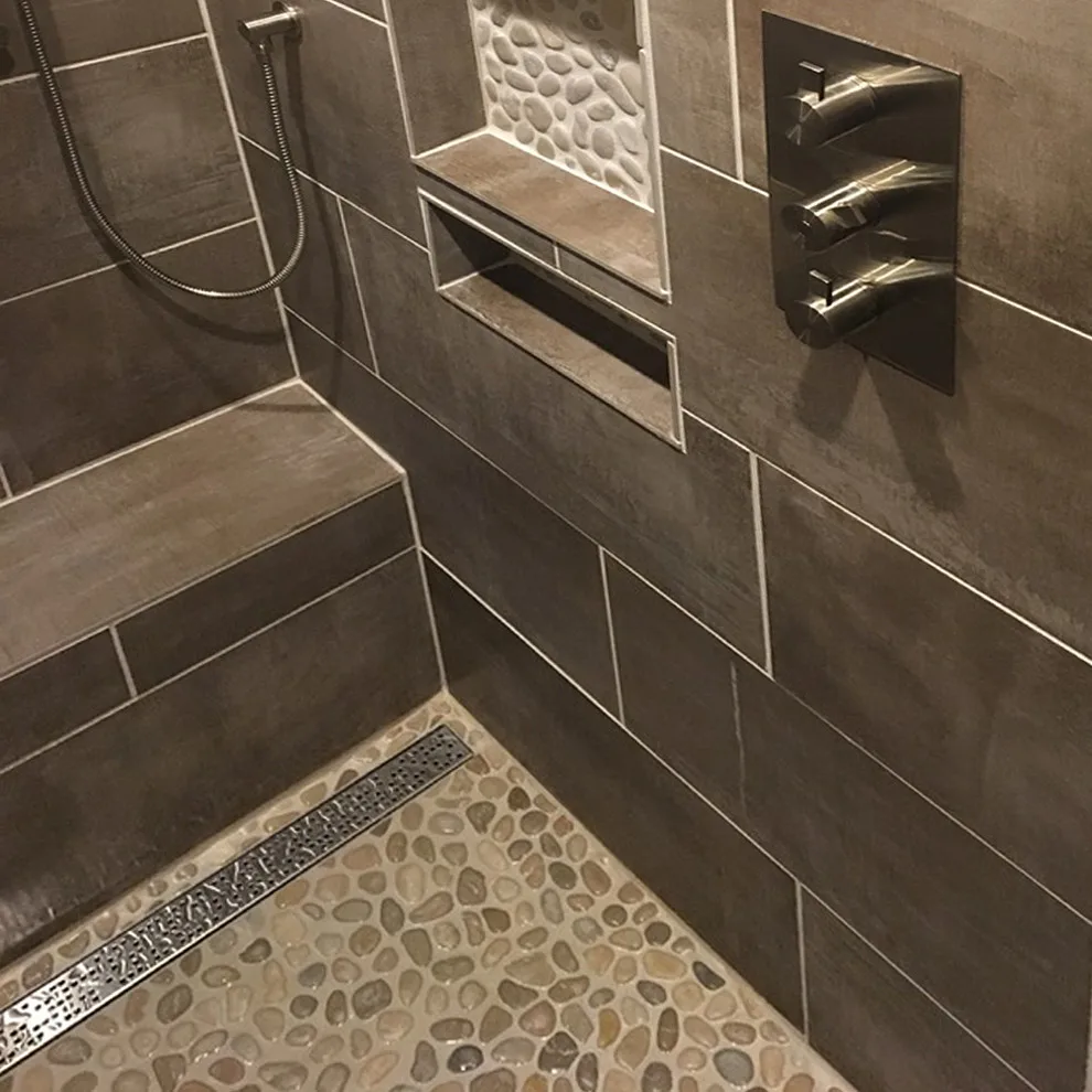 Bathroom Pebble Tile Photo Gallery by Pebble Tile Shop - Photo 42