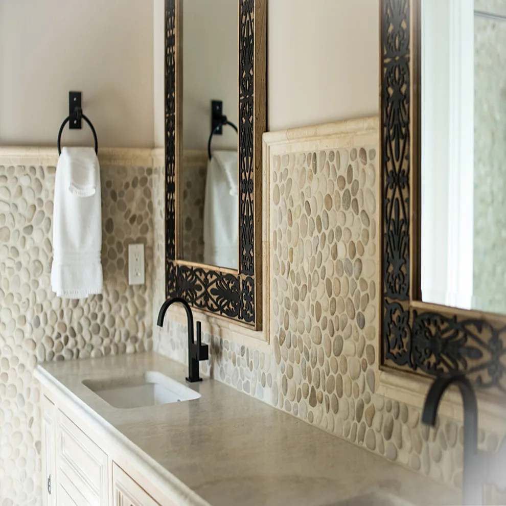 Bathroom Pebble Tile Photo Gallery by Pebble Tile Shop - Photo 63