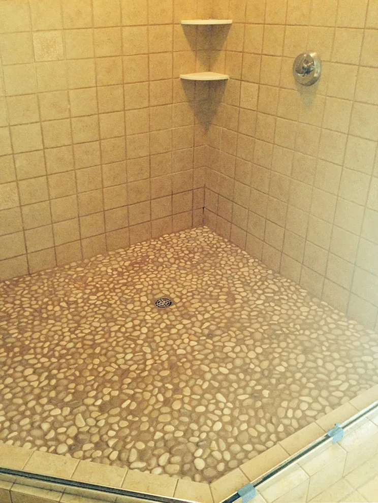 Bathroom Pebble Tile Photo Gallery by Pebble Tile Shop - Photo 8