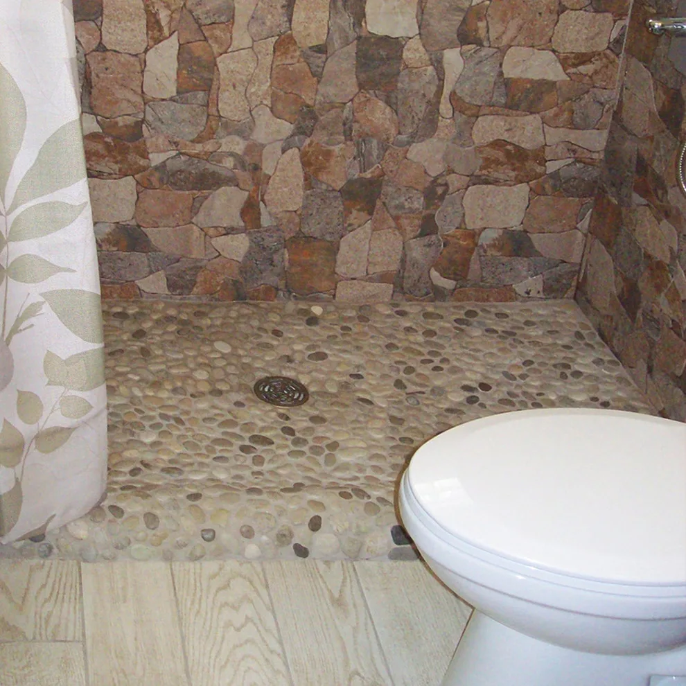 Bathroom Pebble Tile Photo Gallery by Pebble Tile Shop - Photo 55