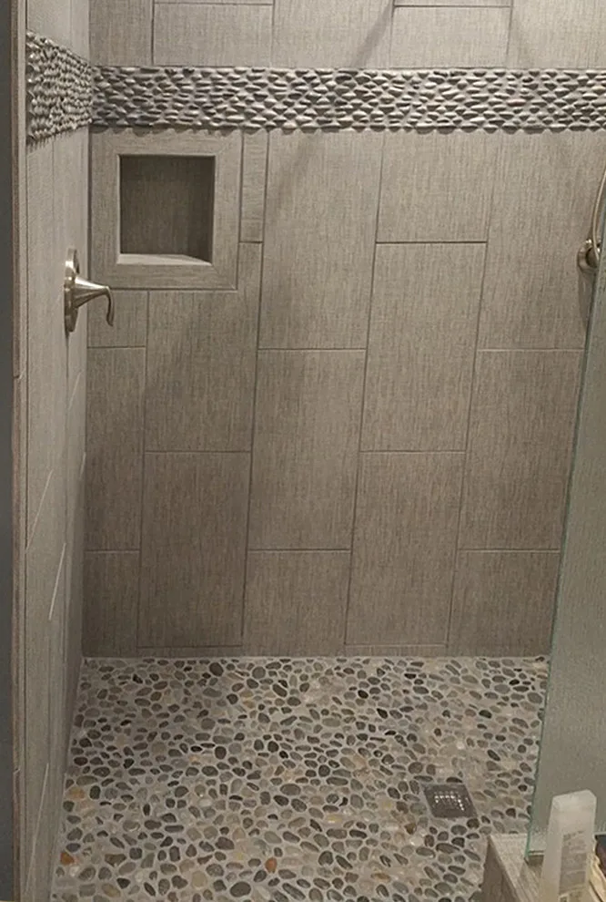 Bathroom Pebble Tile Photo Gallery by Pebble Tile Shop - Photo 24