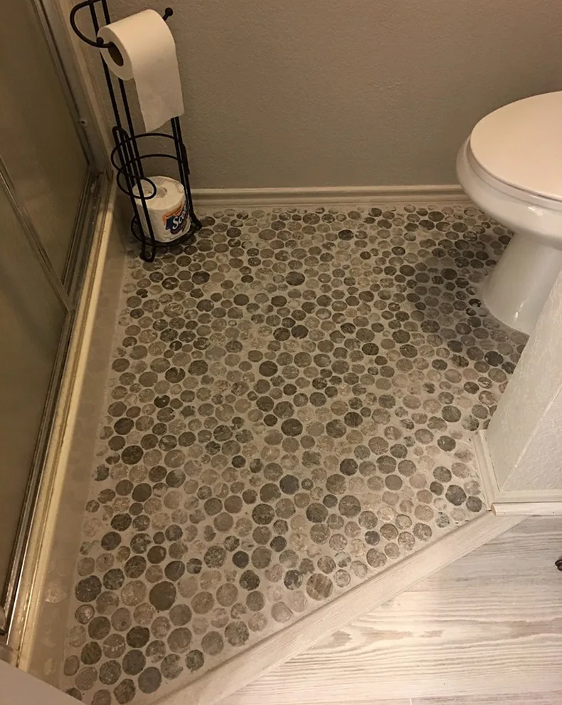 Bathroom Pebble Tile Photo Gallery by Pebble Tile Shop - Photo 57