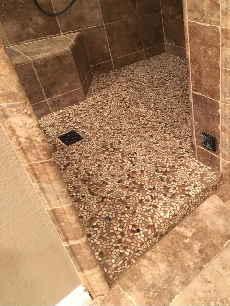Bathroom Pebble Tile Photo Gallery by Pebble Tile Shop - Photo 31