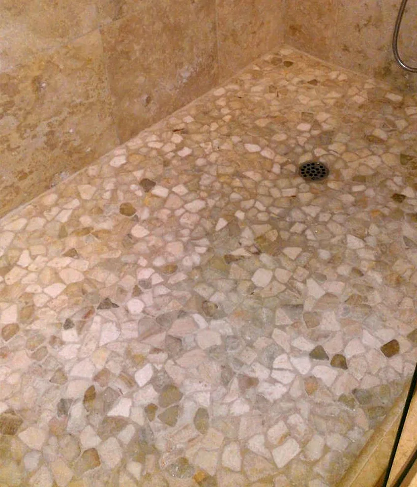 Bathroom Pebble Tile Photo Gallery by Pebble Tile Shop - Photo 19