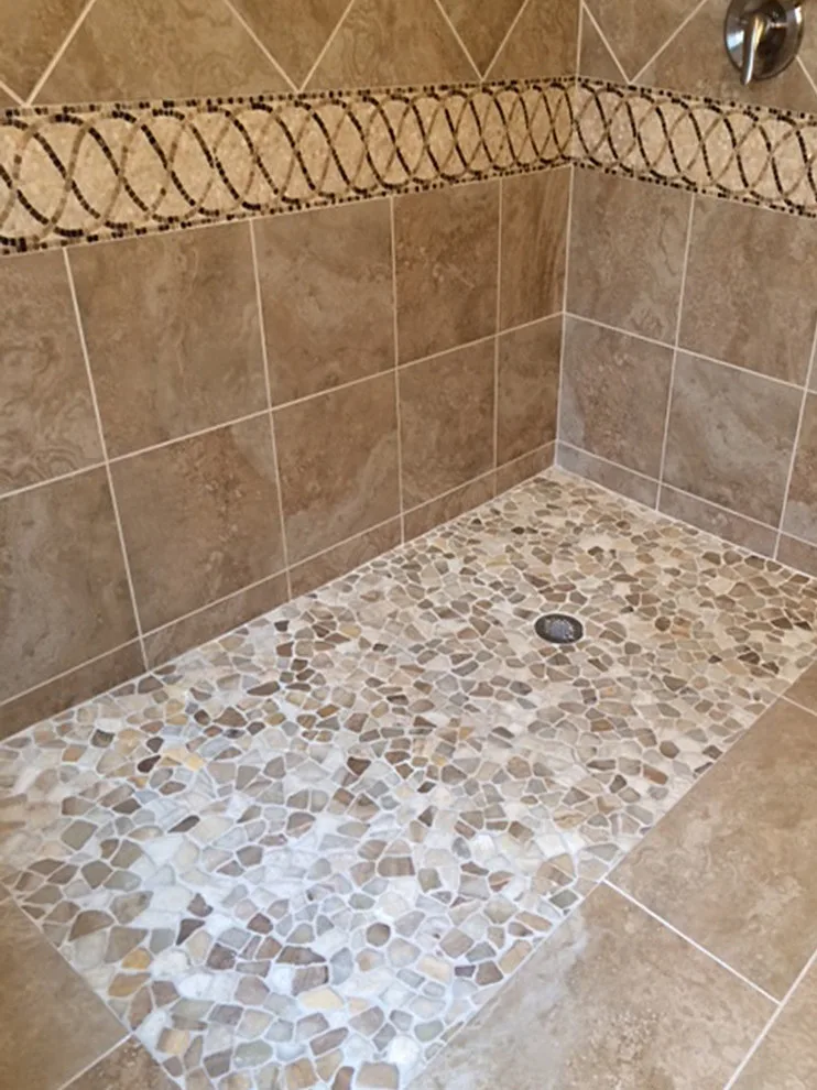 Bathroom Pebble Tile Photo Gallery by Pebble Tile Shop - Photo 75