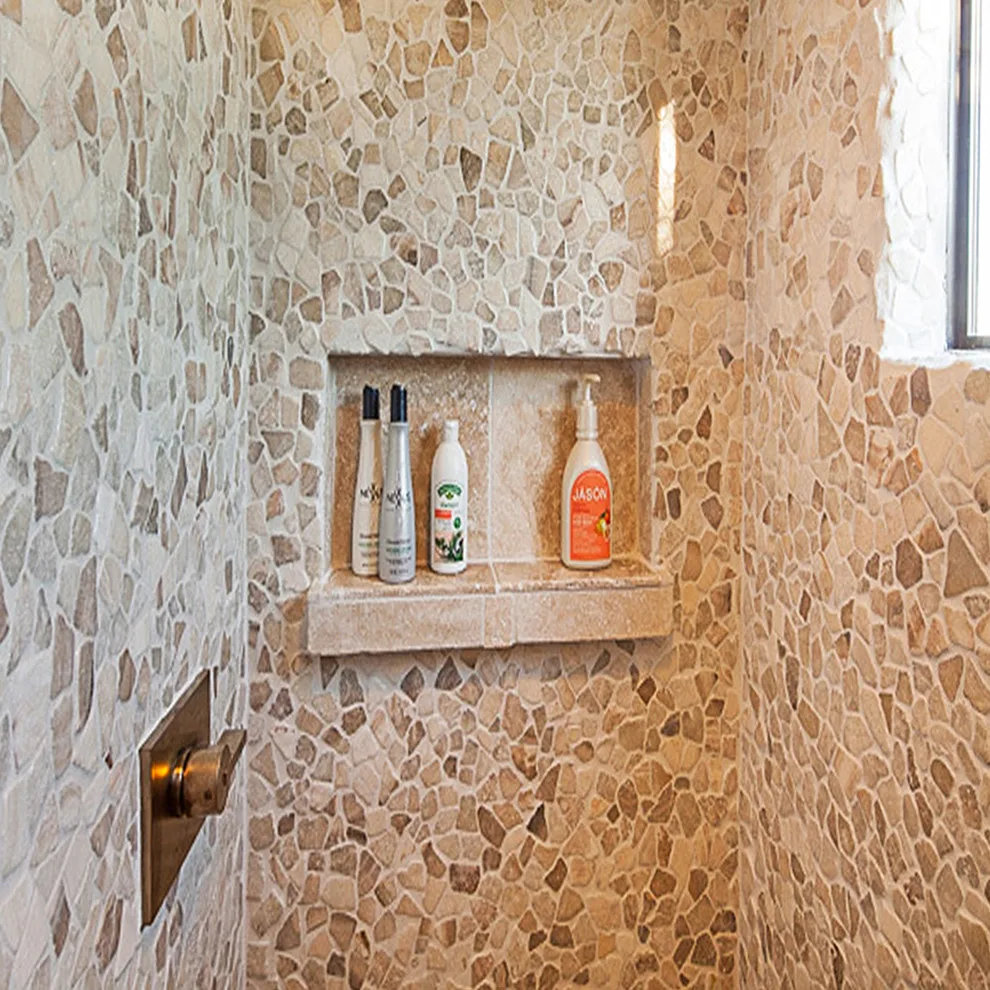 Bathroom Pebble Tile Photo Gallery by Pebble Tile Shop - Photo 3
