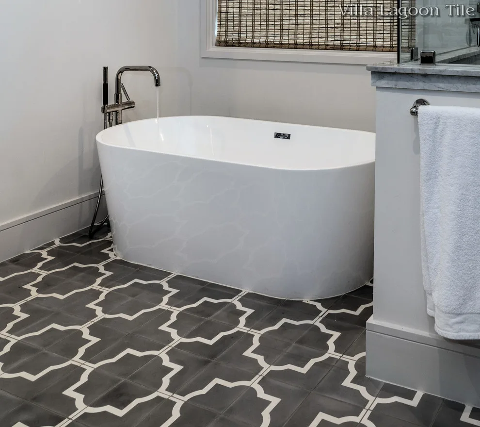 Cement Tile Bathroom of Piazza Grande by Villa Lagoon Tile - Photo 2
