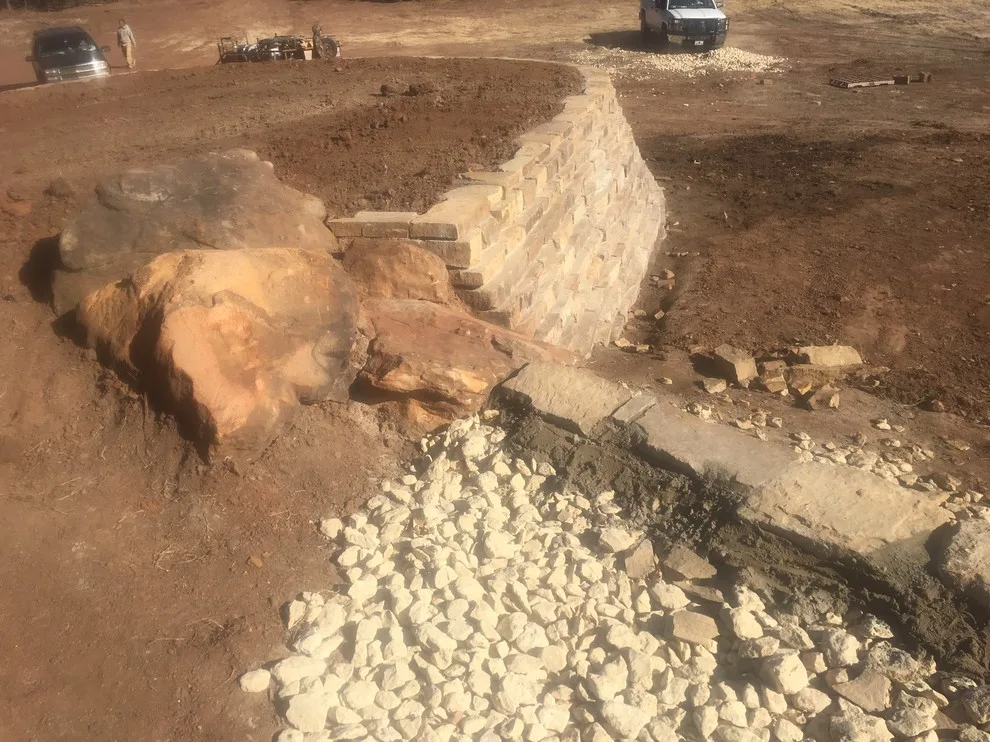 Island Wall Pond Project 12-30-2016 by Cripple Creek Stone Yard Inc - Photo 7