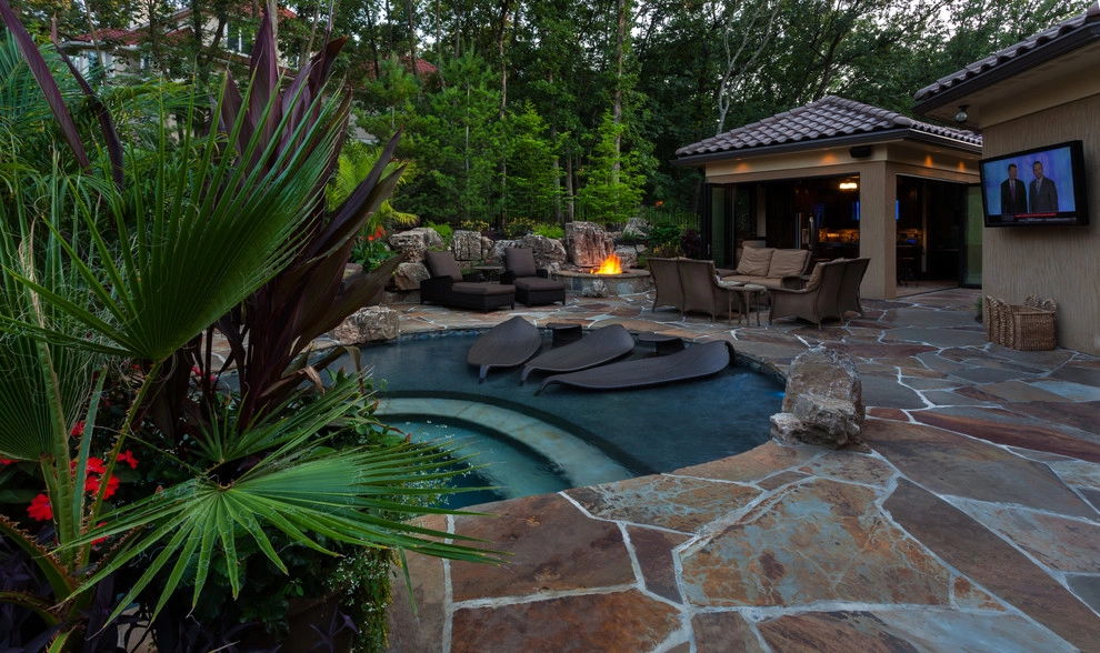 Loch Lloyd Tropical Oasis - Loch Lloyd, MO Pool Builders by Lorax Design Group - Photo 6