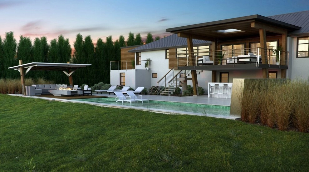 Midcentury Linear Expression by Lorax Design Group - Photo 8