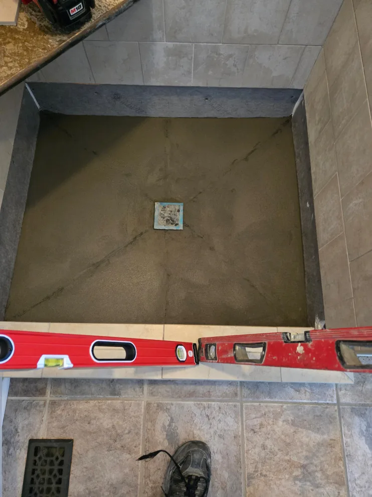 Shower base repair by The Professionals - Photo 2