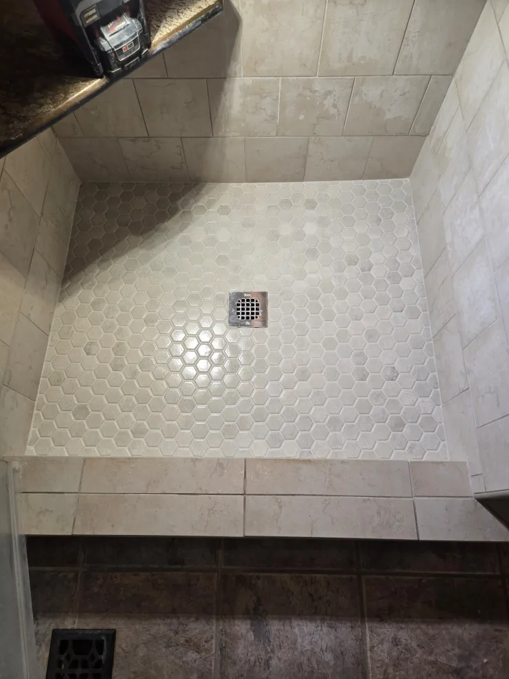 Shower base repair by The Professionals - Photo 4