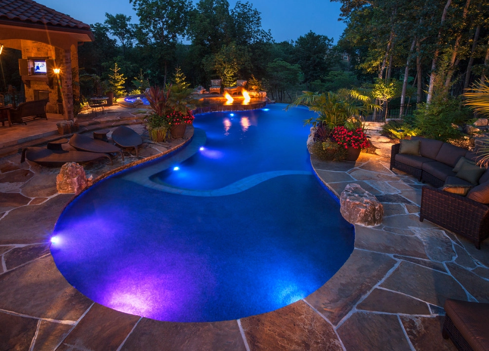 Loch Lloyd Tropical Oasis - Loch Lloyd, MO Pool Builders by Lorax Design Group - Photo 3