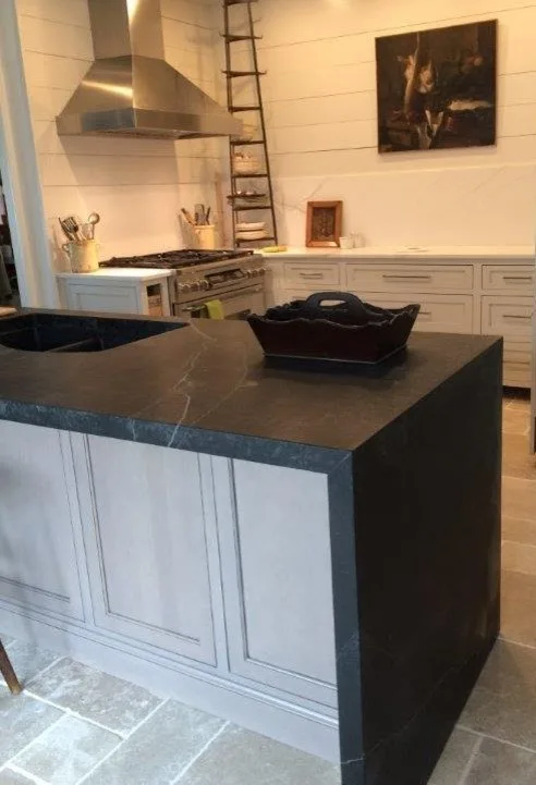 Smoke Soapstone and Calacatta Gold Marble by Stone Creek Surfaces - Photo 2