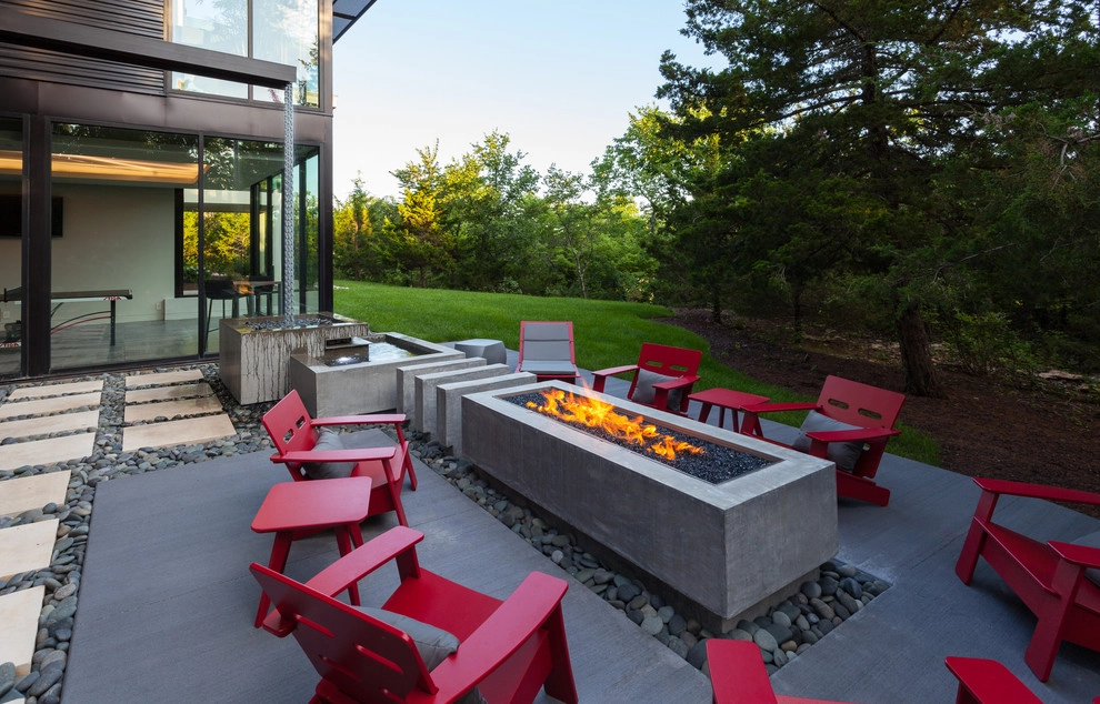 Cedar Creek Water + Fire Feature by Lorax Design Group - Photo 6