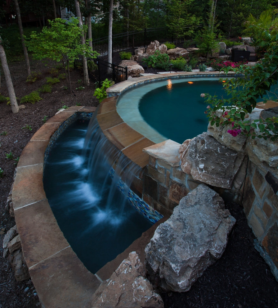 Loch Lloyd Tropical Oasis - Loch Lloyd, MO Pool Builders by Lorax Design Group - Photo 2