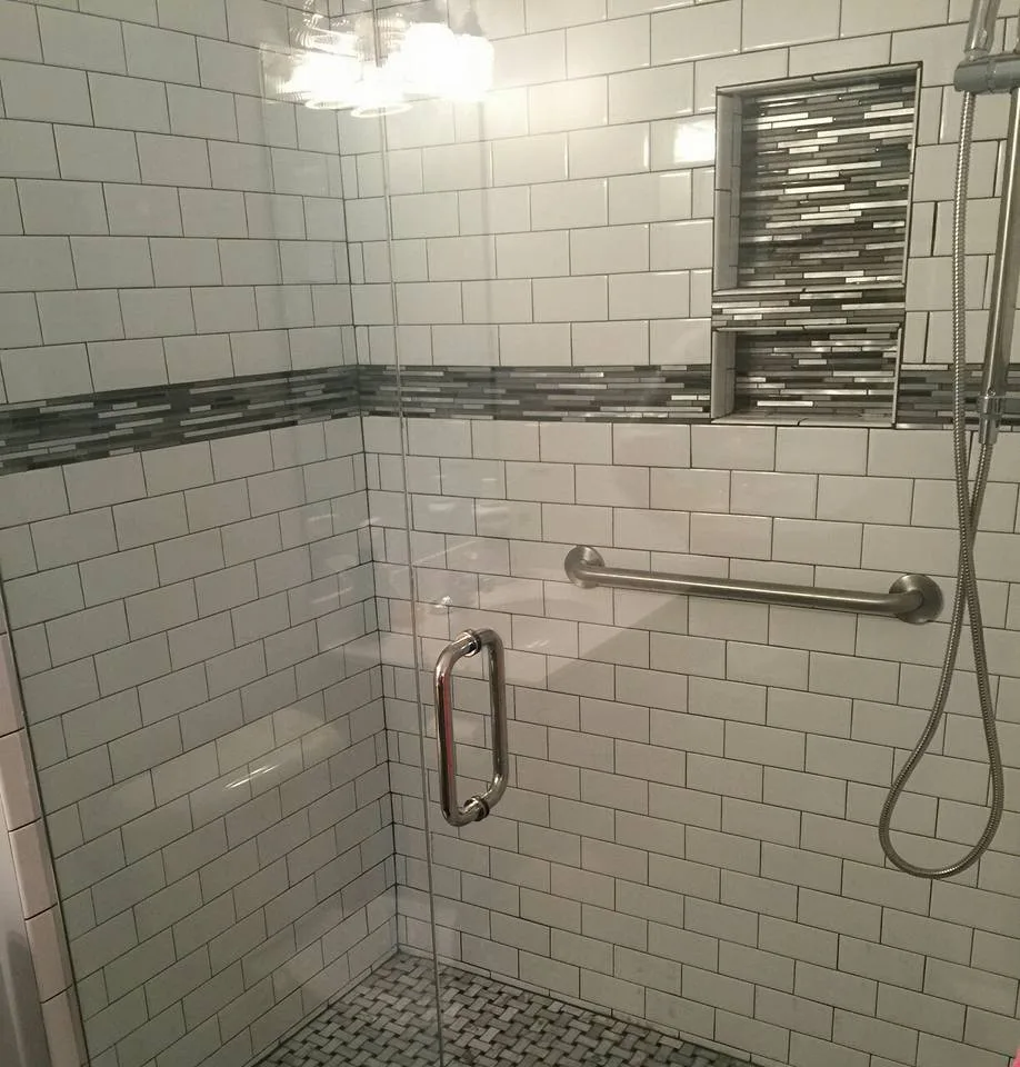 Victorian-inspired shower by Wells Tile Company - Photo 5