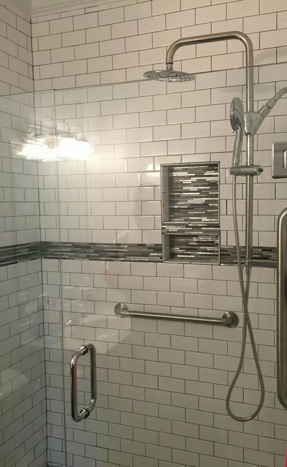 Victorian-inspired shower by Wells Tile Company - Photo 2