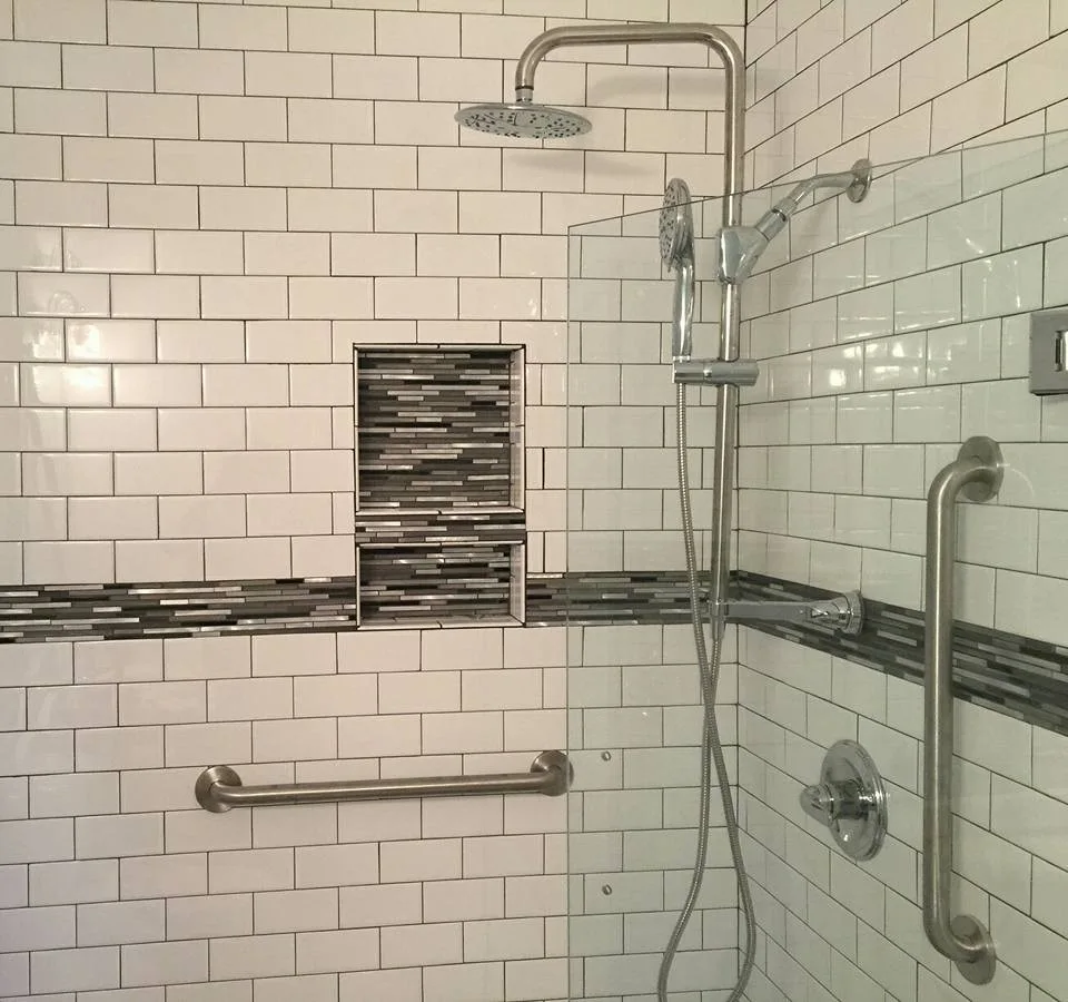 Victorian-inspired shower by Wells Tile Company - Photo 6