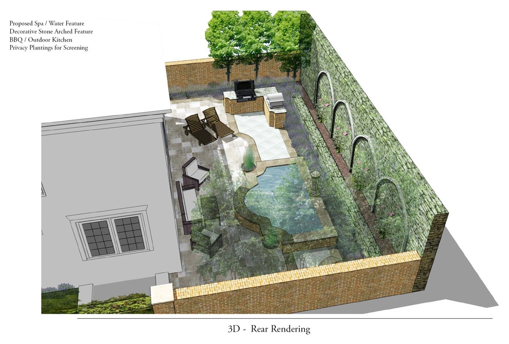 Gracious in Town Living by Louis Fusco Landscape Architects - Photo 6