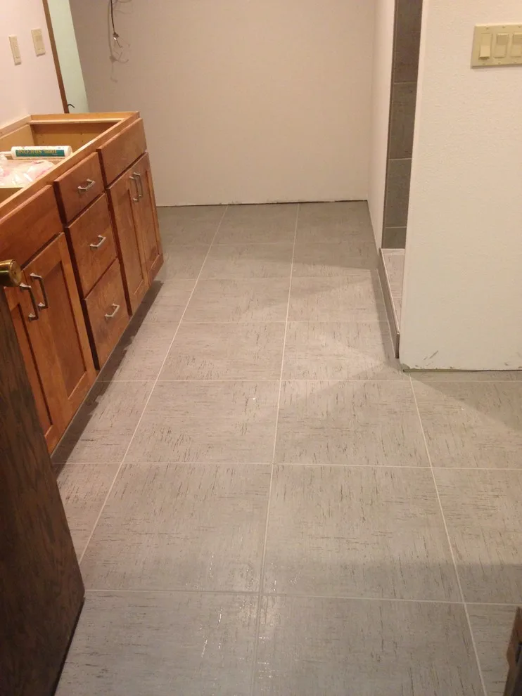 Master Bathroom Linear Drain Installation in Bloomfield by Man N Mountain-Tile & Stone - Photo 6