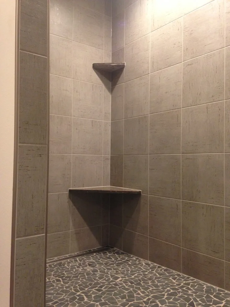 Master Bathroom Linear Drain Installation in Bloomfield by Man N Mountain-Tile & Stone - Photo 7