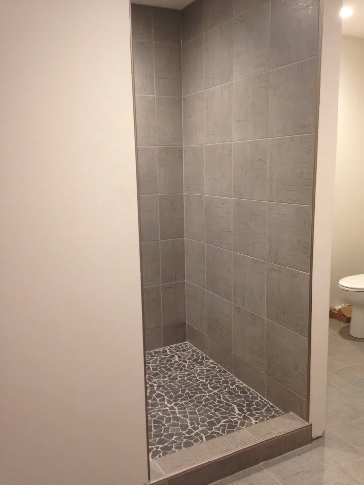Master Bathroom Linear Drain Installation in Bloomfield by Man N Mountain-Tile & Stone - Photo 5