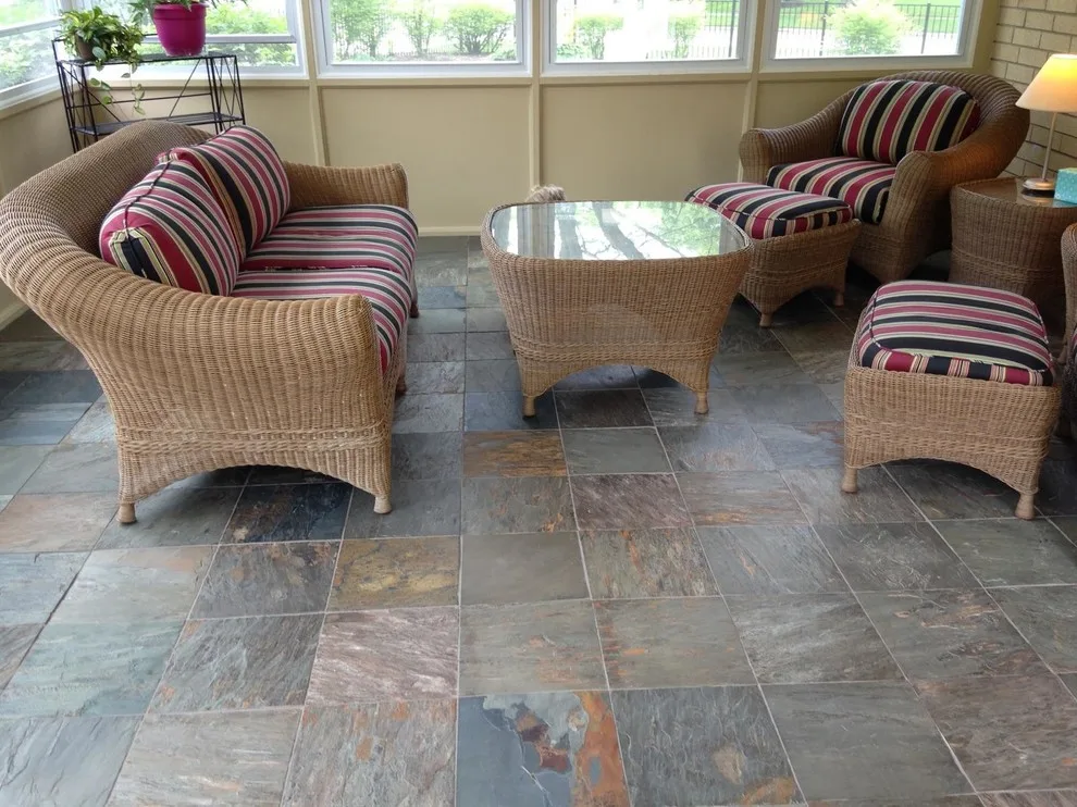 Toledo Slate Sunroom Project by Midwest Mosaic, Inc. - Photo 3