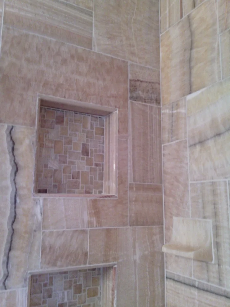 Shower with accessibility by Tic Tac Tile Co. - Photo 11