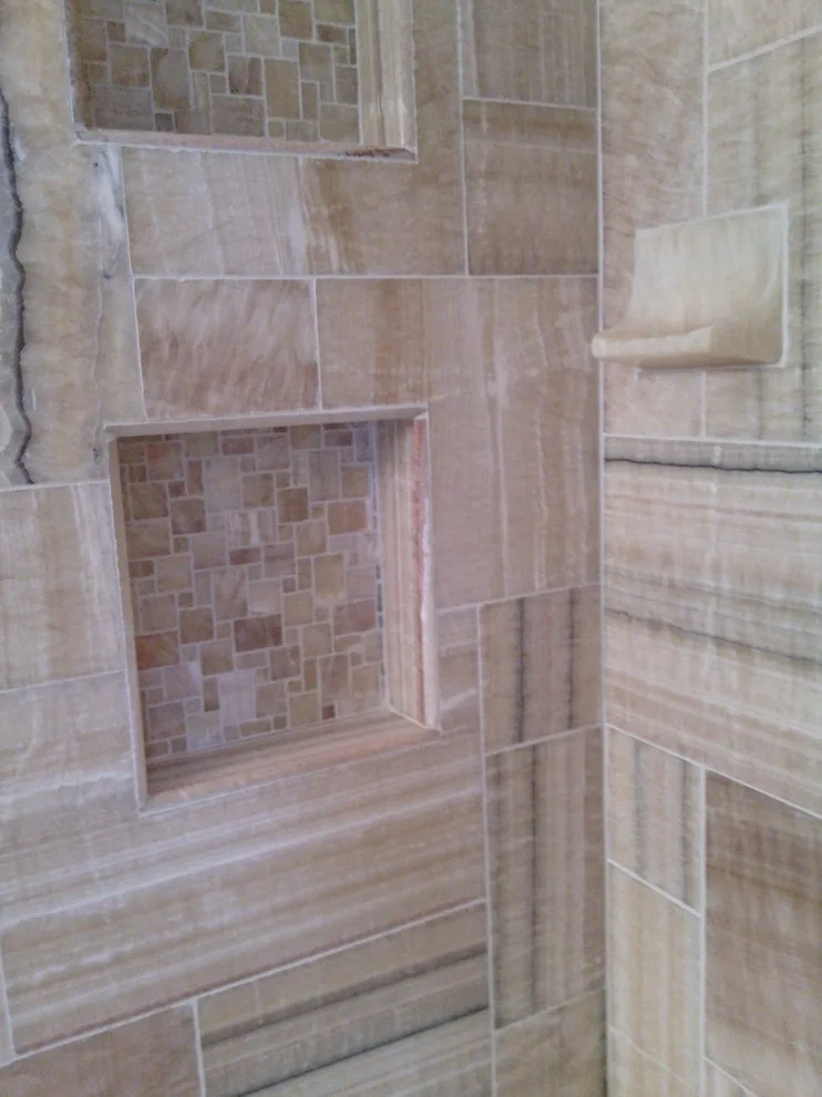 Shower with accessibility by Tic Tac Tile Co. - Photo 21