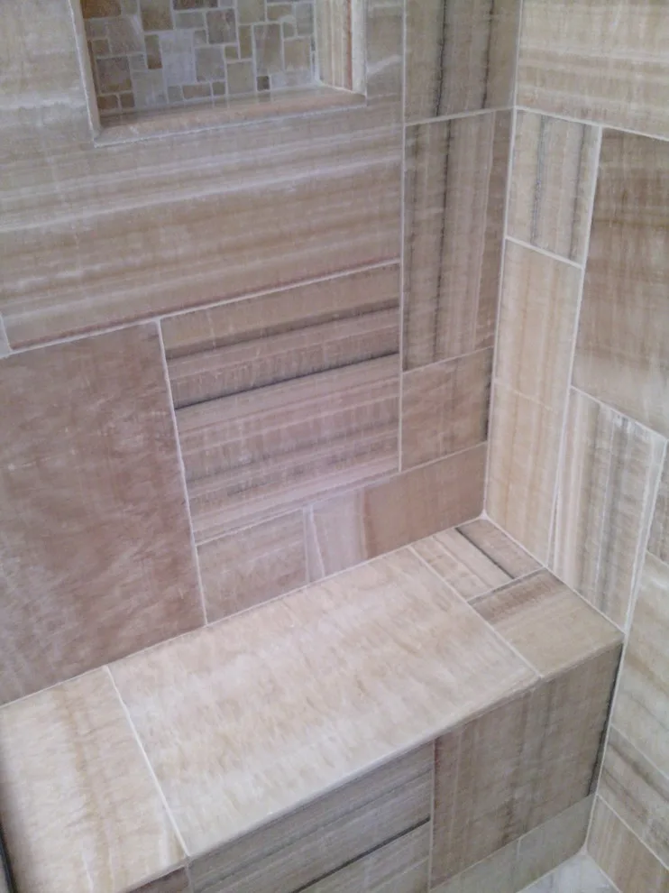 Shower with accessibility by Tic Tac Tile Co. - Photo 33