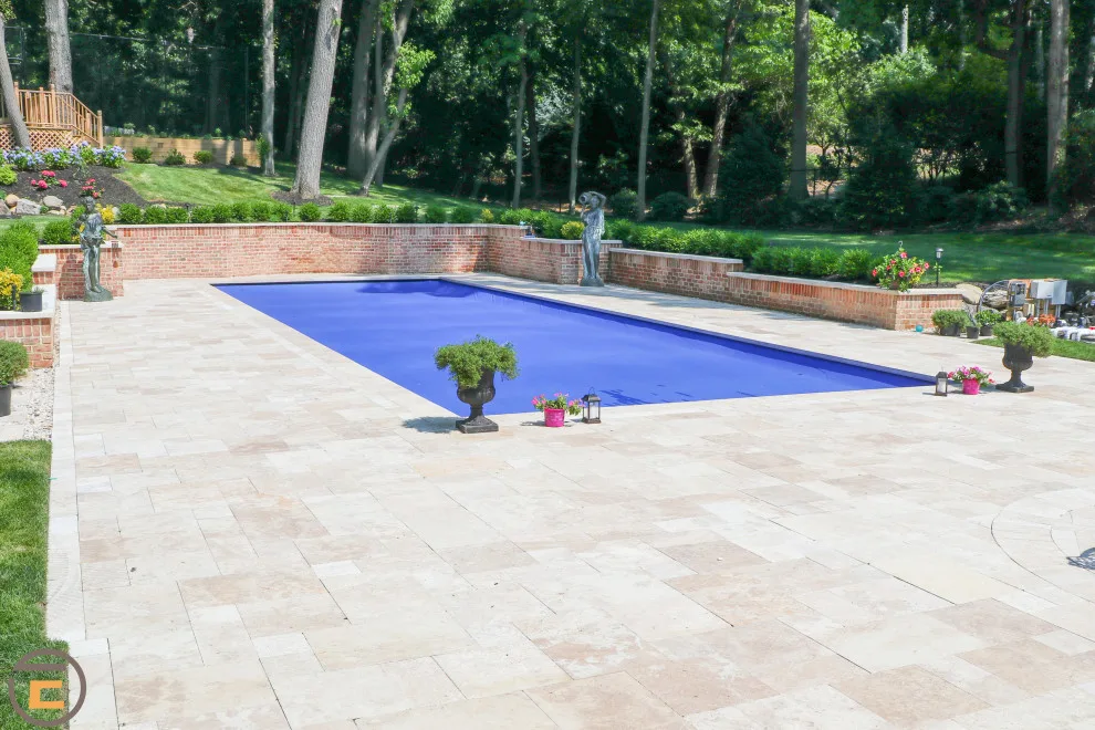 Muttontown, NY Walnut Travertine by NT Pavers - Photo 14