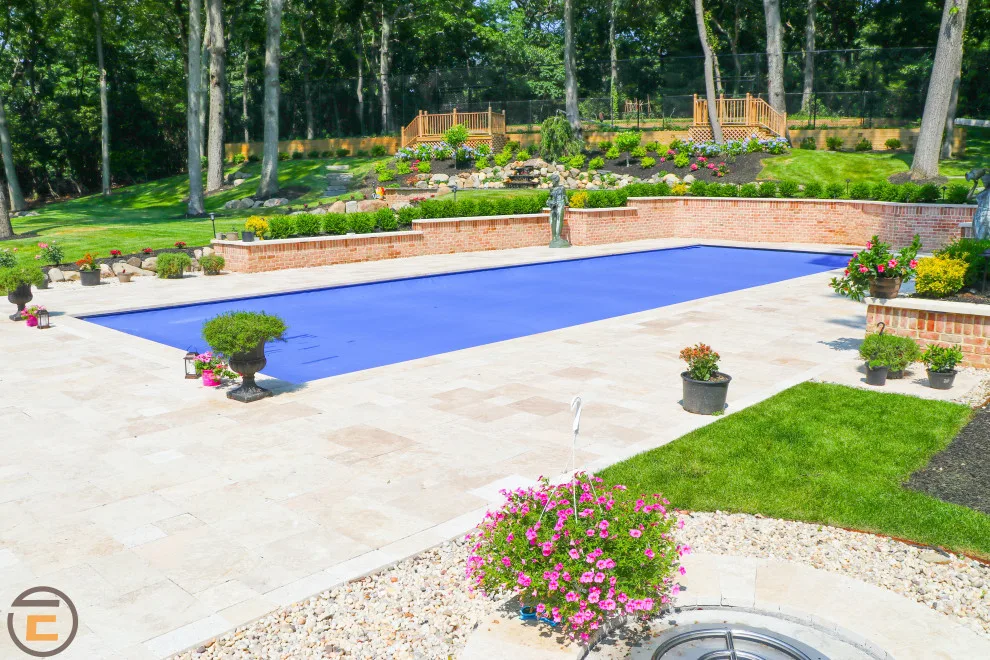 Muttontown, NY Walnut Travertine by NT Pavers - Photo 5
